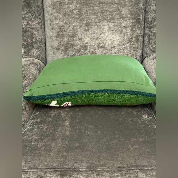 Macy’s Dachshund Holiday Hooked Accent Decor Pillow 21” x 15” - Picture 4 of 8